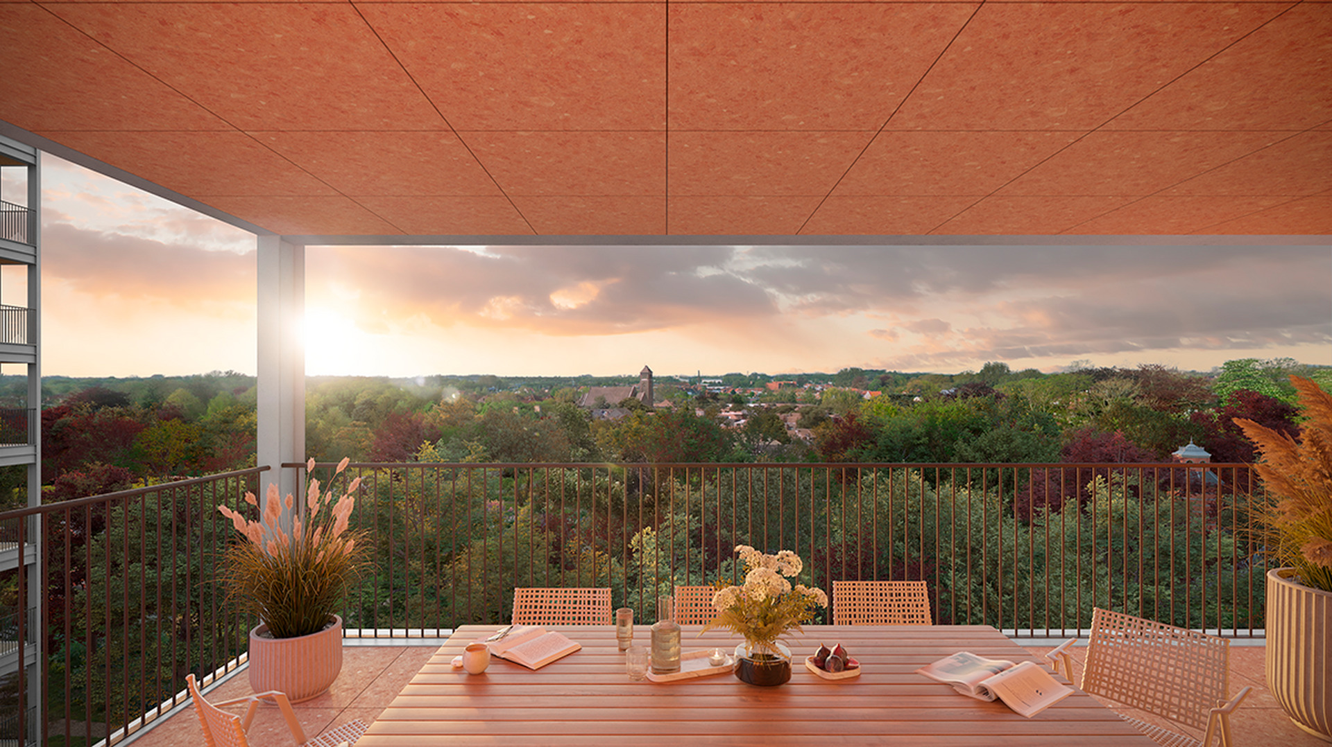 Panoramisch uitzicht
